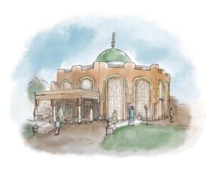 Maqam von Sayyidi al Sheikh Mohammed Osman Abdu al Burhani und Sayyidi Ibrahim in Khartum