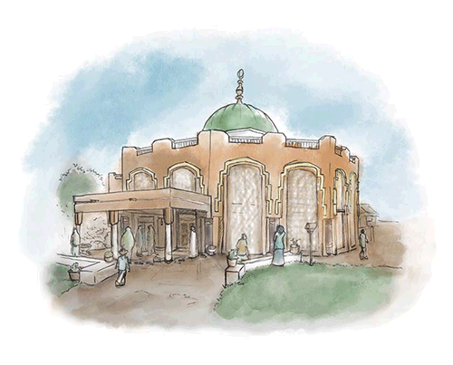 Maqam von Sayyidi al Sheikh Mohammed Osman Abdu al Burhani und Sayyidi