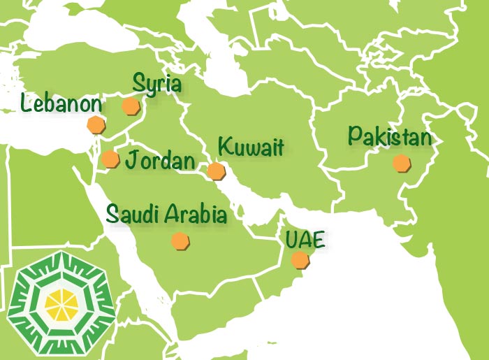 weltkarte_tarika_middle_east Tariqa Burhaniya Middle East